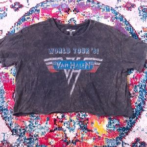 Van Halen 1981 Tour (official reprint) Crop Top